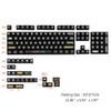 129Keys / Set Cherry Profile Custom Black Dots Iso Keys Keycaps PBT Dye Sublimation Keycaps for MX Switches iso for Key view 4