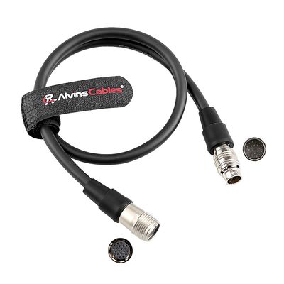 Alvin's Cables Hirose 20 Pin Male to Female Extension Cable for Canon CN-E18-80mm Lens to FPD-400D| ZSG-C10| ZSD-300D Controller 2M/6.6ft