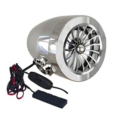 SPONGL Motorcycle Sound Systems with USB Charging Port Waterproof Speakers for Bike Electric Vehicle Easy Installation