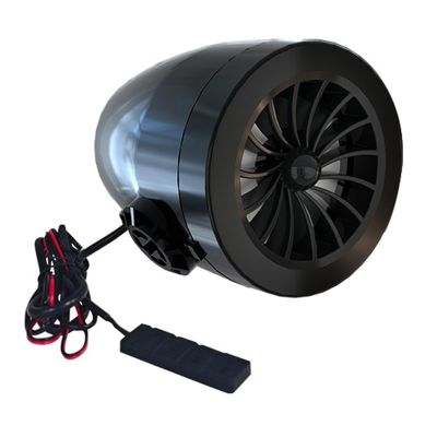 SPONGL Motorcycle Sound Systems with USB Charging Port Waterproof Speakers for Bike Electric Vehicle Easy Installation