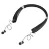 Aumotop Foldable Neck Hanging Headset for Pure Sound in Noisy Environment, for Music LoversBlack (Black) view 1