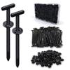 100PCS Nylon Universal Cable Tie Buckle by Fixion Tools, Heavy Duty Car Zip Ties Holder, Self-Locking Cable Tie Buckle, Automotive Retainer Clips for Trim Bumper Door Panel Repair view 1
