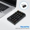 Number Keypad,USB Mechanical Compact Keyboard - 21 Keys Wireless Numeric Keypad,for Desktop Notebook Computer Laptop Game view 4