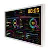 VSDISPLAY 7 Inch PC Case Screen 1280x800 Computer Temperature LCD Display with Theme Editor DIY CPU GPU RAM Data Monitoring,White view 1