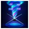 16.5 Inch 3D Hologram Fan LED Advertising Display Projector For Wall Mounted Digital Signage Device High Brightness(16.5Inch 224P) view 4