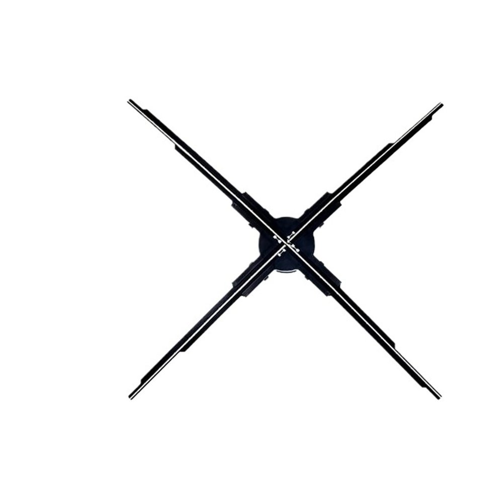 65CM 4 Blades Advertising Display Holographic LED Fan Billboard 3D Hologram Pictures Video Technology Projector High Brightness(640LED)