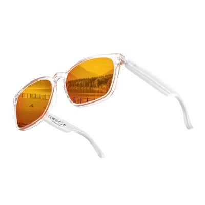 Volcano King Coffee AI Smart Glasses with ChatGPT & DeepSeek - Bluetooth Wireless Stereo for Real-Time Translation, Calls, Music | Hands-Free AI Assistant for Men, Women and Students(Amber)