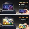 11.6inch Android 14 Car Headrest Monitor for Backseat Entertainment, FHD IPS Touchscreen with 4K Playback, Support Phone Wireless Mirroring, HDMI in/Out, SD,WiFi, Bluetooth, USB (2+32G) 2-pcs view 4