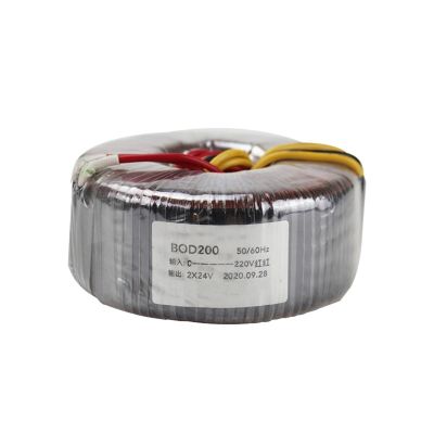 220V to 12V24V36V48V110V Toroidal Power Transformer Isolated All Copper Coil 50/100W Single/Dual Group 1Pcs(Orange)
