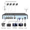 4MP POE NVR Camera System Kit H.265 Motion Face Detection(1T,3xCam with 4CH NVR) view 2