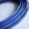 10M PET Sleeves Flat Tight Braided Expandable Cable Wire Snakeskin - Durable Cord Protector for Various Cable Sizes(Blue Golden,10mm) view 1