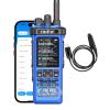 Radtel RT-950 PRO Ham Radio GPS/APRS, 10W Walkie Talkie Long Range Handheld Two Way Radio, SW/MW/LW RX, Bluetooth APP Programming, NOAA, Spectrum Analyzer,Blue(with Programming Cable) view 1