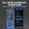 Radtel RT-950 PRO Ham Radio GPS/APRS, 10W Walkie Talkie Long Range Handheld Two Way Radio, SW/MW/LW RX, Bluetooth APP Programming, NOAA, Spectrum Analyzer,Blue(with Programming Cable) view 2