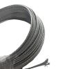 10M Stainless Steel Braided Cable Sleeve - Silver Snakeskin Mesh Wire Protection for Special Facilities(8mm) view 2