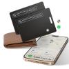 AI.QVOKA 2 Pack Ultra Slim Rechargeable Wallet Tracker Card, IP67 Waterproof Bluetooth Tracking Card Compatible with Apple Find My & Android, Item Locator for Wallet Luggage Backpack view 1