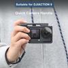 3D Printing Street Grip Vlog Holder for DJI Osmo Action 6 Secure & Portable Lightweight & Durable Combo Camera Handle Mount Accessories with Wrist Strap Ensuring Comfortable and Efficient Shooting view 2