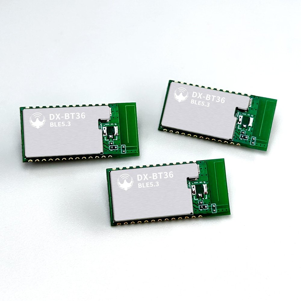 3 PCS DX-BT36 Bluetooth BLE 5.1 URAT Serial Transceiver Module Master-Slave Integration Low Power Wireless Serial Communication DA14535 Support IOSAndroidArduino(DX-BT36*3 pcs)