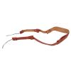 BowyTrading Adjustable Leather Camera Strap, DSLR Camera Shoulder Strap, Brown Genuine Leather Neck Strap with Metal D Rings, Comfortable and Stylish Photography Accessory for Outdoor Travel view 2