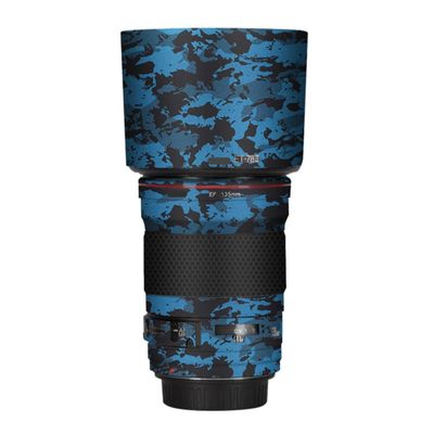 EF 135 2 Camera Lens Skin Anti-Scratch Sticker for Canon EF 135mm F2 Coat Vinyl Protective Film Decals(Knight Blue)