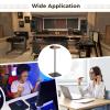 Vestamore Heavy-Duty Headphone Stand With Walnut Wood Top, Metal Base, Universal Compatibility, Sleek Design For Home & Office view 2