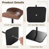 Vestamore Heavy-Duty Headphone Stand With Walnut Wood Top, Metal Base, Universal Compatibility, Sleek Design For Home & Office view 4