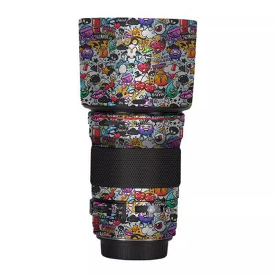 EF 135 2 Camera Lens Skin Anti-Scratch Sticker for Canon EF 135mm F2 Coat Vinyl Protective Film Decals(Graffiti White)