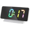 Vestamore Rgb Digital Alarm Clock With Snooze, Small Led Bedside Clock With Adjustable Brightness, Super Loud Alarm, Color Changing Display And Usb Charging view 1