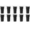 10-Pack Cable Gland Strain Relief Bushings, 3.5/4/5mm Inner Dia Rubber Cord Sleeves for Angle Grinder, Electric Drill & Power Tool Cable Protection(4mm-black) view 1