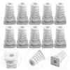 10-Pack Cable Gland Strain Relief Bushings, 3.5/4/5mm Inner Dia Rubber Cord Sleeves for Angle Grinder, Electric Drill & Power Tool Cable Protection(4mm-black) view 3