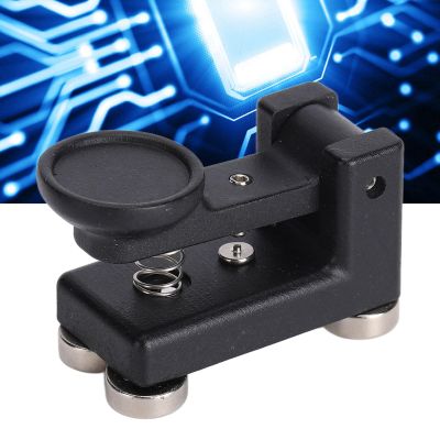 CW Morse Code Manual Key Portable Magnetic Adsorption Base Shortwave Radio
