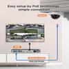 PANOOB 16 Channel Security Camera System, 12Pcs 5MP Wired Outdoor Home Surveillance IP PoE Cameras with AI Human Vehicle Detection, 4K 16CH PoE NVR 4TB HDD, Remote Playback Built-in Mic, PD63A1216-5M view 2