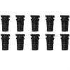10-Pack Cable Gland Strain Relief Bushings, 3.5/4/5mm Inner Dia Rubber Cord Sleeves for Angle Grinder, Electric Drill & Power Tool Cable Protection(5mm-black) view 1