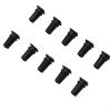 10-Pack Cable Gland Strain Relief Bushings, 3.5/4/5mm Inner Dia Rubber Cord Sleeves for Angle Grinder, Electric Drill & Power Tool Cable Protection(5mm-black) view 2