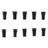 10-Pack Cable Gland Strain Relief Bushings, 3.5/4/5mm Inner Dia Rubber Cord Sleeves for Angle Grinder, Electric Drill & Power Tool Cable Protection(5mm-black) view 3