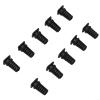 10-Pack Cable Gland Strain Relief Bushings, 3.5/4/5mm Inner Dia Rubber Cord Sleeves for Angle Grinder, Electric Drill & Power Tool Cable Protection(5mm-black) view 4