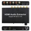 TYJYGS HDMI 4K Audio Digital to Analog Converter,5.1 Audio Decoder,3.5mm Headphone Output,Support Network Player, HDTV, Blu-ray DVD, DVD, PS3, DM500S, DM800HD, Etc view 3