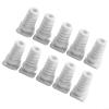 10-Pack Cable Gland Strain Relief Bushings, 3.5/4/5mm Inner Dia Rubber Cord Sleeves for Angle Grinder, Electric Drill & Power Tool Cable Protection(4mm-white) view 2