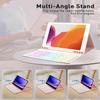 Backlit Keyboard Case for Galaxy Tab S10+ Plus/S9 FE+ Plus/S9+ Plus/S8+ Plus/S7 FE/S7+ Plus 12.4 inch, 7-Color Rainbow Backlight Magnetic Detachable Keyboard Cover with S Pen Holder,Pink+White view 2