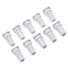 10-Pack Cable Gland Strain Relief Bushings, 3.5/4/5mm Inner Dia Rubber Cord Sleeves for Angle Grinder, Electric Drill & Power Tool Cable Protection(5mm-white) view 2