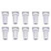 10-Pack Cable Gland Strain Relief Bushings, 3.5/4/5mm Inner Dia Rubber Cord Sleeves for Angle Grinder, Electric Drill & Power Tool Cable Protection(5mm-white) view 4