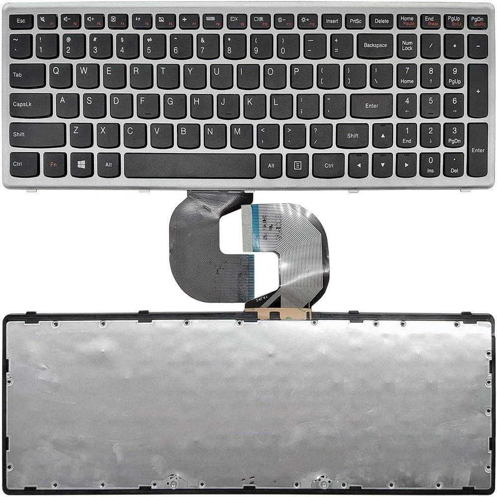 100% New 100% New Keyboard Compatible with Lenovo IdeaPad Z500 Z500A Z500G P500 P500T US Layout Black