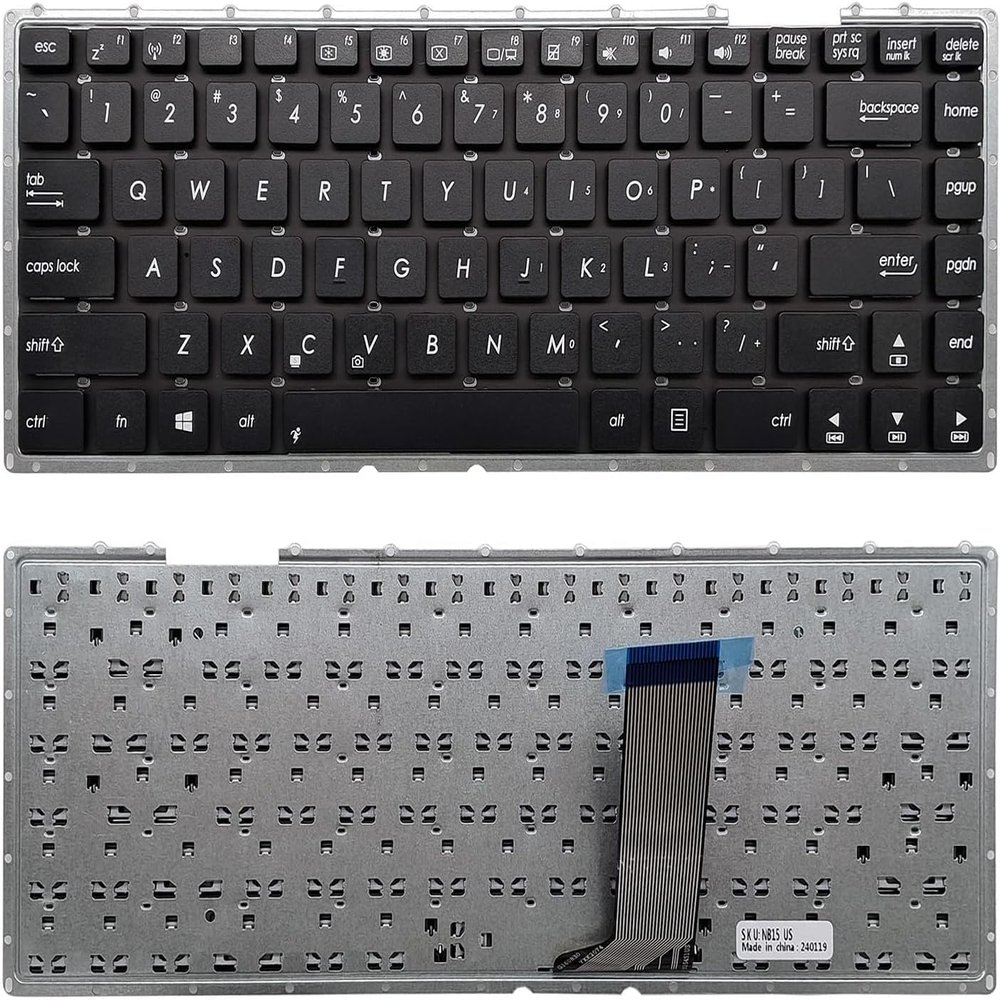 100% New 100% New Keyboard for Asus X451 X451E X451M No Backlight US Layout Black