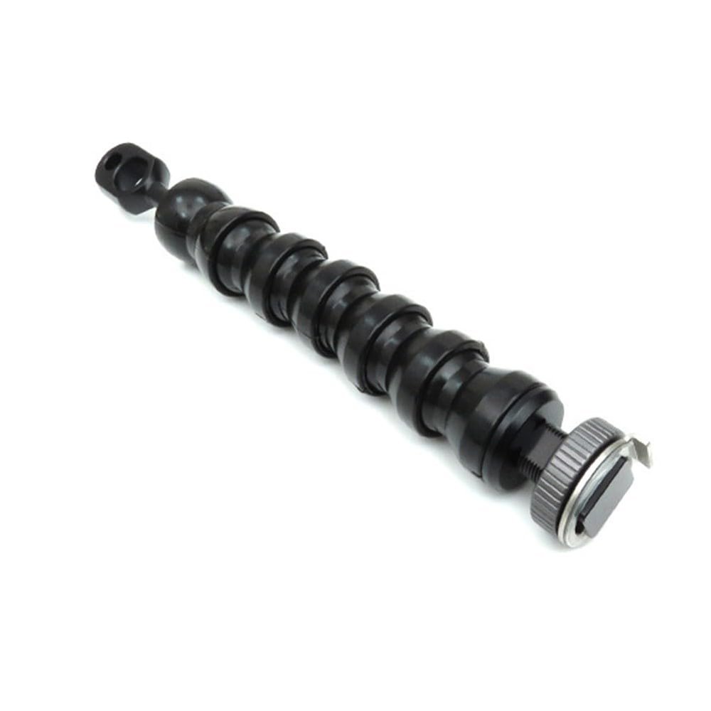 Violiica Flexible Light Arm Underwater Camera Mount SS316 PP Silica Gel Material with YS Head and Hot Shoe Connector, 4 Joint Version