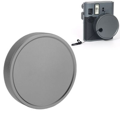 XUMIUZIY Camera Lens Cap, Aluminum Alloy Flocking Protective Cover for Mini 41 Camera, with Anti Loss Rope and Storage Bag