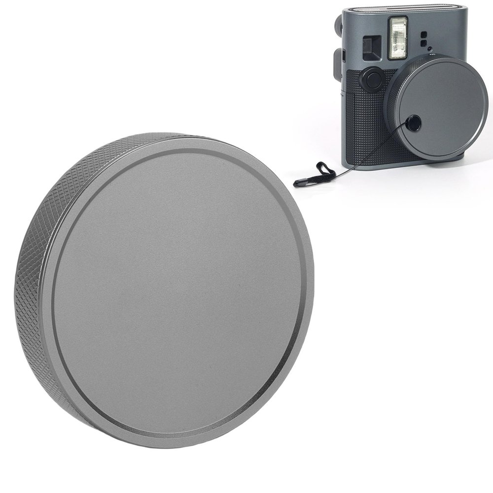 XUMIUZIY Camera Lens Cap, Aluminum Alloy Flocking Protective Cover for Mini 41 Camera, with Anti Loss Rope and Storage Bag