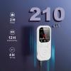 Dpofirs 8GB MP3 Player with BT 5.4, 12 Hours Playback, 2.01in Screen, Pocket Size, Simple Operation, for Meetings Interviews MP4 Player (32GB) view 2