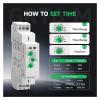 10A Multifunctional Delay Time Relay with 10 Function Choices 0.1s-10 Days Time Delay AC/DC24V-240V Control DIN Rail Relay(M2-AC230V) view 4