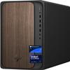 HP OmniDesk M03-0060 Desktop PC, Intel Core Ultra 7 265,64 GB DDR5 RAM,1TB SSD, Intel Graphics, Wi-Fi 6,Bluetooth 5.4,Wired KB & Mouse, Windows 11 Pro, Microsoft Copilot, Dark Wood, (2025) view 1