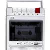 NonMiFyR Portable Cassette Player 3.5mm Earphone Jack Speakers Pocket Built in Speaker Tape, White view 2