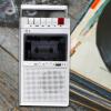NonMiFyR Portable Cassette Player 3.5mm Earphone Jack Speakers Pocket Built in Speaker Tape, White view 4